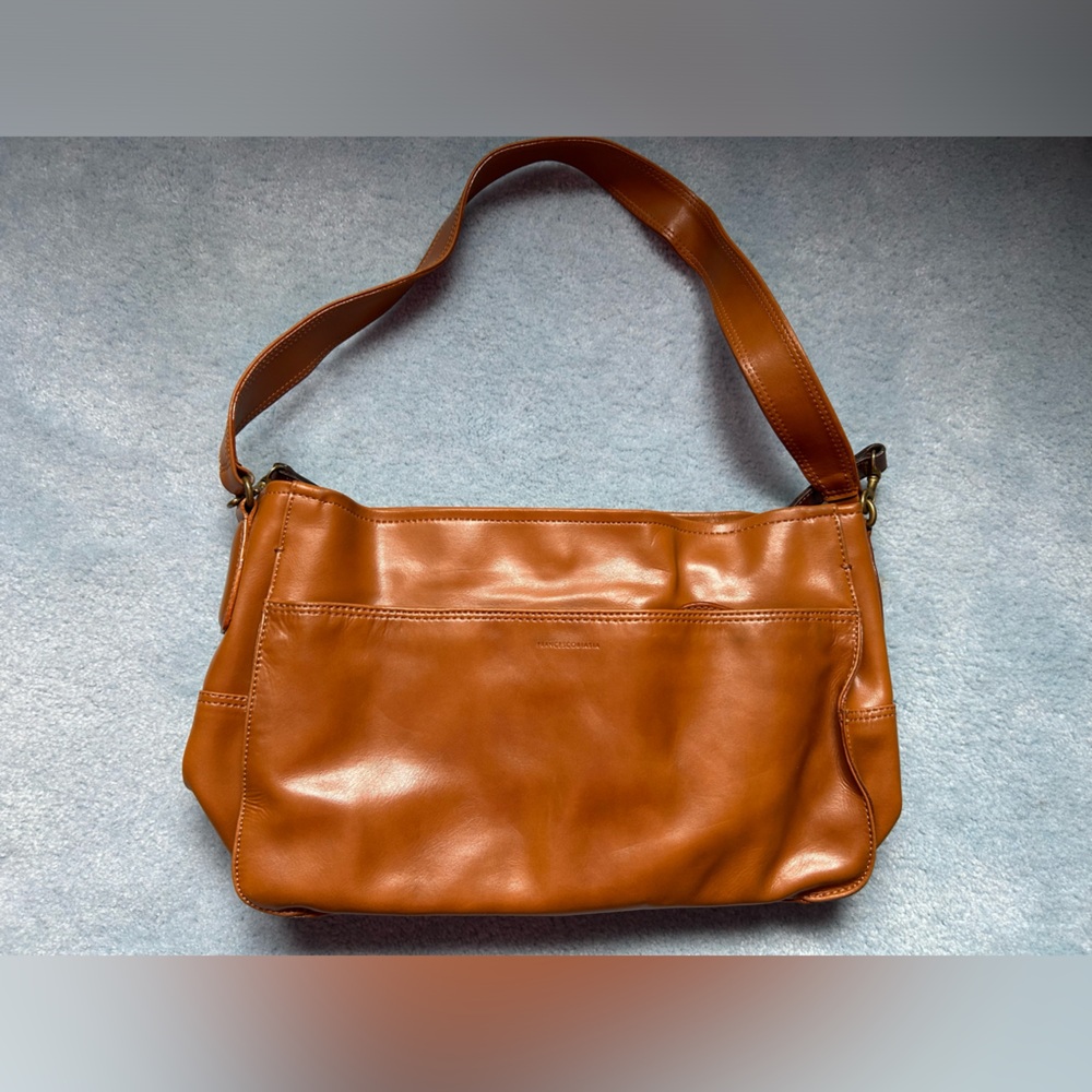 Francesco Biasia Vintage Medium Shoulder Bag - Soft Leather, Gingerbread Color